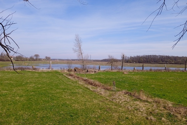 Rozliv u Kostic naproti Štěpnicím